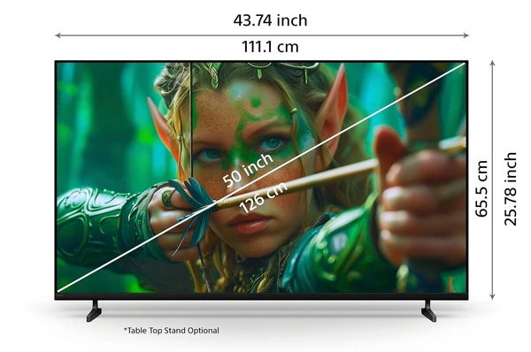 Sony 126 cm (50 inches) BRAVIA 2M2 Series 4K Ultra HD Smart LED Google TV K-50S22M2