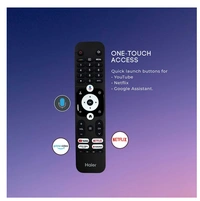 Haier 4K Ultra HD P6 Series 139cm(55) Smart Google TV -55P6GT (2025 Model)