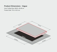 VIDIEM VOGUE V1 3-BURNER GAS COOKTOP