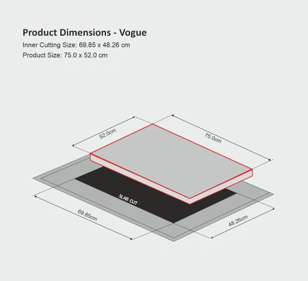 VIDIEM VOGUE V1 3-BURNER GAS COOKTOP