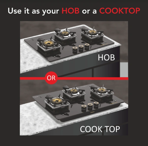 VOGUE 3-Burner Gas Cooktop