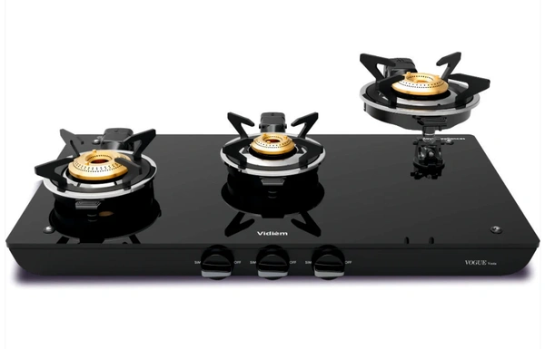 VIDIEM VOGUE VESTA 3 BURNER GAS STOVE