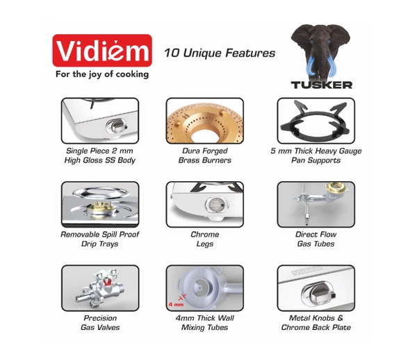 TUSKER 3Burner Gas Stove