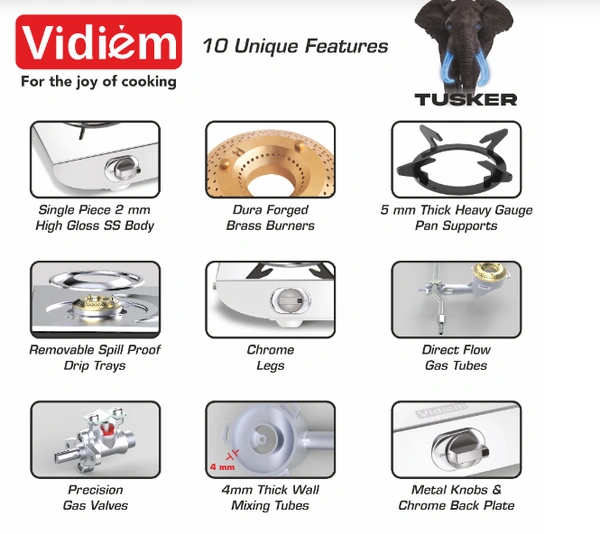 TUSKER 2Burner Gas Stove