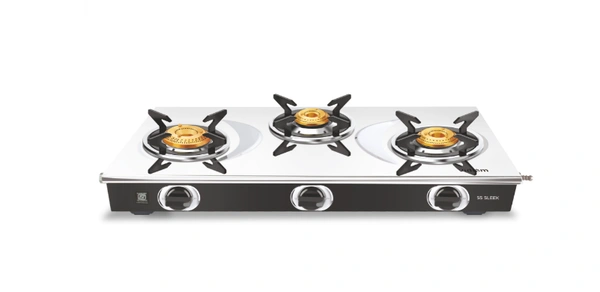 SS SLEEK 3Burner Gas Stove