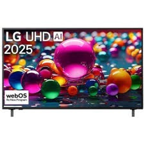 LG 108cm (43) 4K UHD AI TV (UA8300), α7 AI Processor Gen8, FILMMAKER MODE™, with Dolby Atmos 2025 43ua83006la