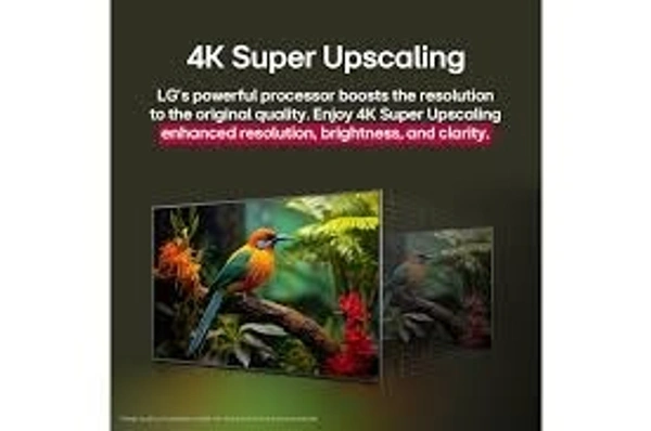 LG 108cm (43) 4K UHD AI TV (UA8300), α7 AI Processor Gen8, FILMMAKER MODE™, with Dolby Atmos 2025 43ua83006la