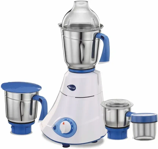 Preethi Blue Leaf 600 W Mixer Grinder  (MG-149 | 3 Jars | White)  MG-149
