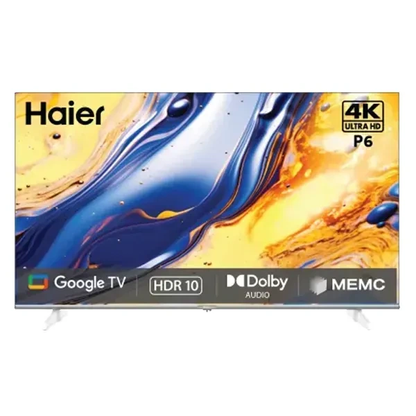 Haier 4K Ultra HD P6 Series 108cm(43) Smart Google TV -43P6GT(2025 Model) 43P6GT
