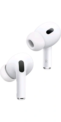 Refurbished Apple AirPods Pro (2nd generation) with MagSafe Case (USB-C) Bluetooth Headset (White, True Wireless) - White