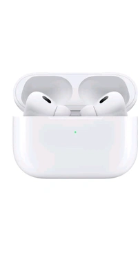 Refurbished Apple AirPods Pro (2nd generation) with MagSafe Case (USB-C) Bluetooth Headset (White, True Wireless) - White