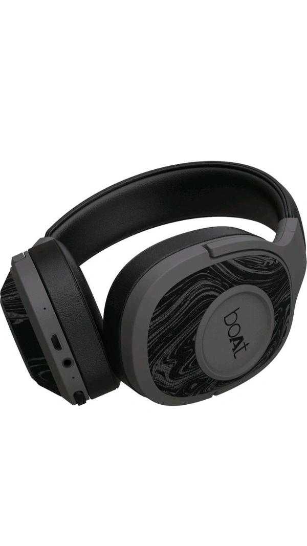 Refurbished boAt Rockerz 550 with 50mm Drivers, 20 HRS Playback & Physical Noise Isolation Bluetooth Headset (Red, On the Ear) - Black