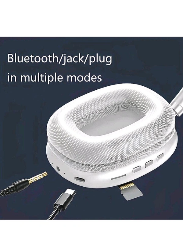 YAROH 42j_P9 Wireless Bluetooth Over-Ear Headset Unleash the Immersion Bluetooth Headset (Multicolor, On the Ear) - Gray