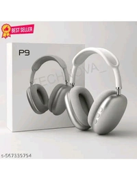 YAROH 42j_P9 Wireless Bluetooth Over-Ear Headset Unleash the Immersion Bluetooth Headset (Multicolor, On the Ear) - White