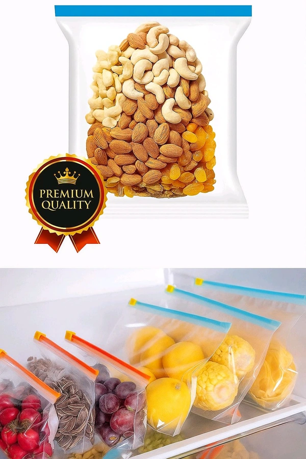 Combo Offer] Ziplock Pouches – Airtight & Reusable | Pack 10
 - Pack 10