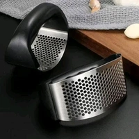 Stainless Steel Garlic Crusher Rocker – Easy Press Tool
