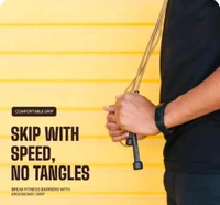 Premium Speed Skipping Rope for Cardio & Fat Burn

