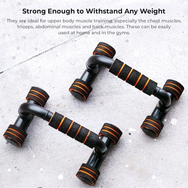 
Heavy-Duty Push-Up Bars for Home Workout – Non-Slip Grip

