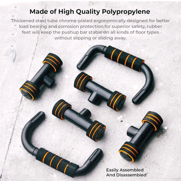
Heavy-Duty Push-Up Bars for Home Workout – Non-Slip Grip

