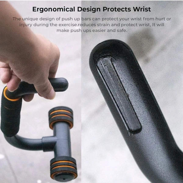 
Heavy-Duty Push-Up Bars for Home Workout – Non-Slip Grip

