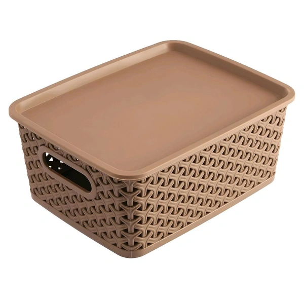 Multipurpose Storage Basket with Lid – Single & Combo Pack
