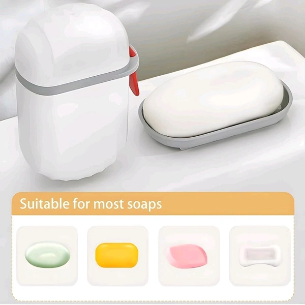Soap Holder Box with Lid – 125g Travel Soap Case