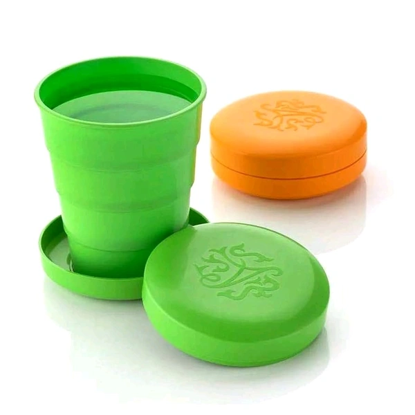 Foldable Pocket Travel Glass – Leakproof, Compact & Durable (200ml)

