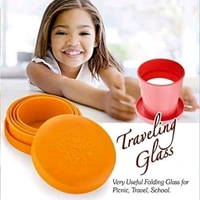 Foldable Pocket Travel Glass – Leakproof, Compact & Durable (200ml)

