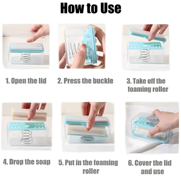 Foam Soap Dispenser Box – Press & Wash Smart Cleaner

 - Pack 2