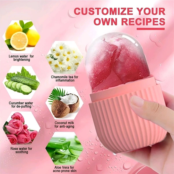 Premium 2-in-1 Face Roller Massager | Glowing Skin Tool
