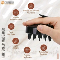 Hair Scalp Massager Brush for Hair Growth & Stress Relief

