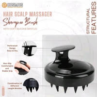 Hair Scalp Massager Brush for Hair Growth & Stress Relief

