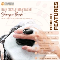 Hair Scalp Massager Brush for Hair Growth & Stress Relief

