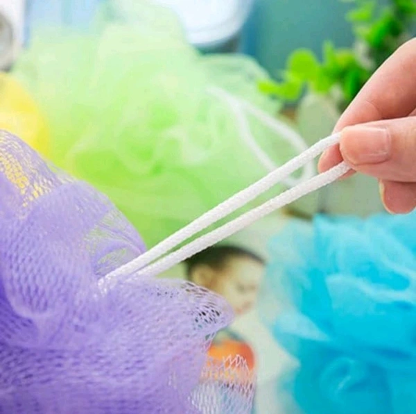 Soft Mesh Bath Loofah Sponge – Aqua Blue (Set 1)

