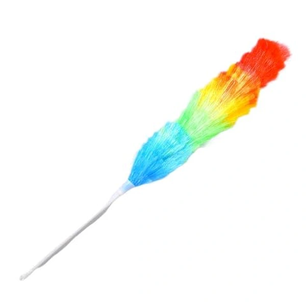 Colorful Rainbow Feather Duster for Home & Office Cleaning
