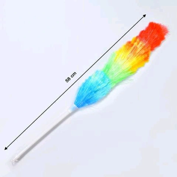 Colorful Rainbow Feather Duster for Home & Office Cleaning