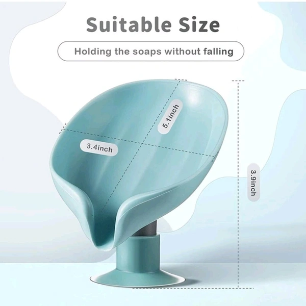 Leaf Shape Soap Holder with Drainage – Pack of 1


