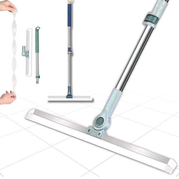 Multipurpose Floor & Glass Squeegee, Wet/Dry Debris Cleaning, Magic Wiper Broom – Suitable for Tile, Wooden Floors, and Glass
