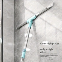 Multipurpose Floor & Glass Squeegee, Wet/Dry Debris Cleaning, Magic Wiper Broom – Suitable for Tile, Wooden Floors, and Glass