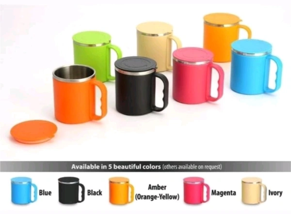 Stainless Steel Plastic Coffee Mug