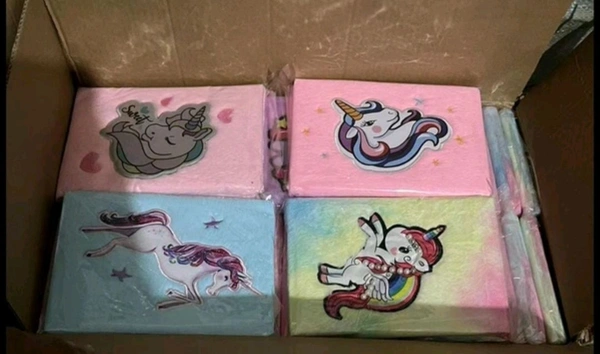 Unicorn Design A5 Ruled For Kids Light Dairy 