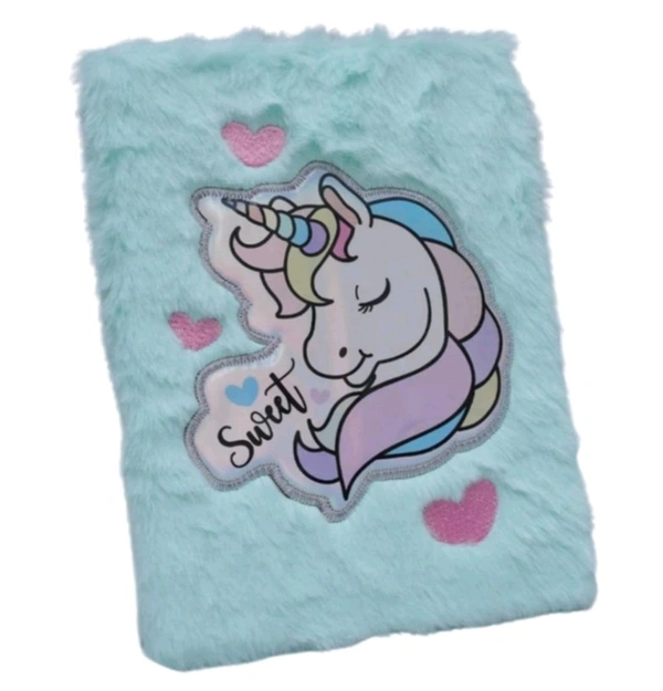 Unicorn Design A5 Ruled For Kids Light Dairy 