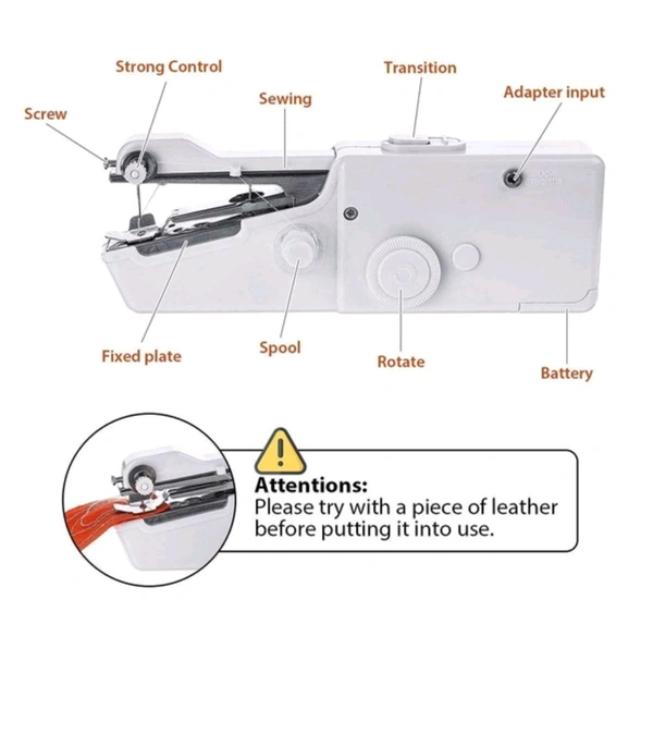 New Handy Stich Handheld Sewing Machine For Emergency Stitching.