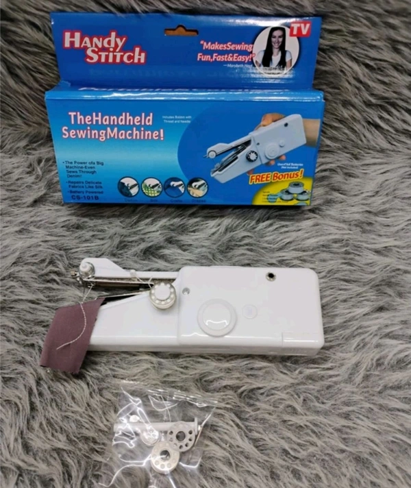 New Handy Stich Handheld Sewing Machine For Emergency Stitching.