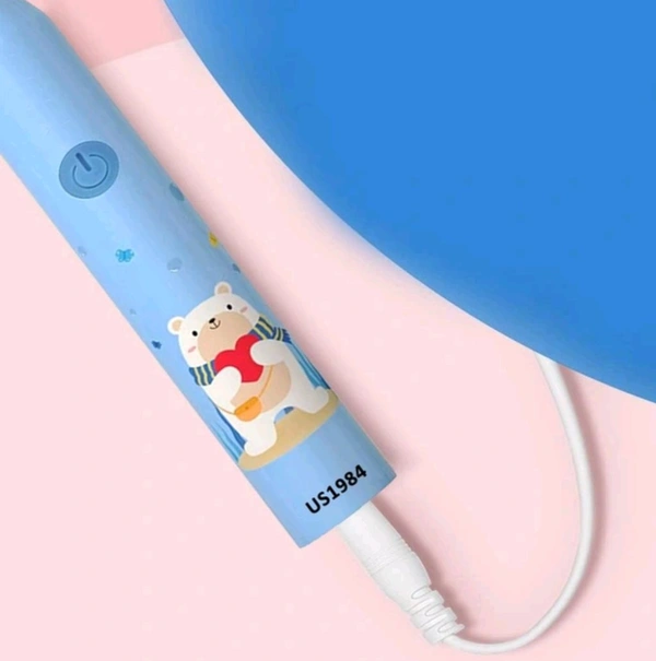 Electric Toothbrush For Kids With 5 Modes,3 Brush Heads, Rechargeable Battery, Waterproof 