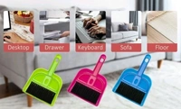 Mini Dustbin Brush Set Cleaning Brush Small Desk