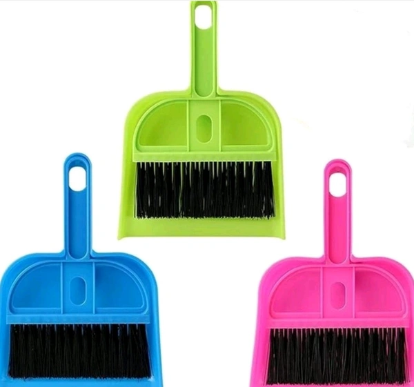 Mini Dustbin Brush Set Cleaning Brush Small Desk