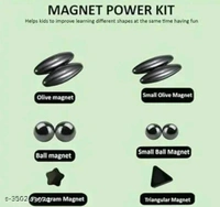 9 Pcs Kids Magnet Match Rings Game.