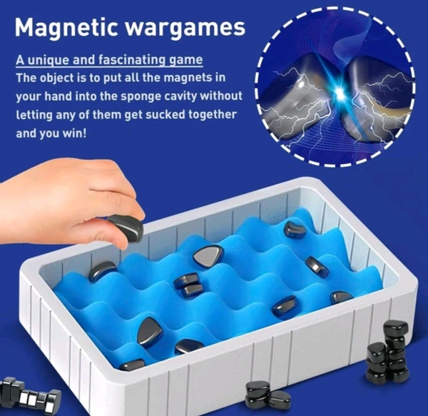 Magnetic Chess Game Fun Table Top Magnetic Game.