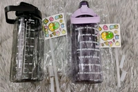 2 Litre Capacity Water Bottle Belt Straw Transport Bottle 